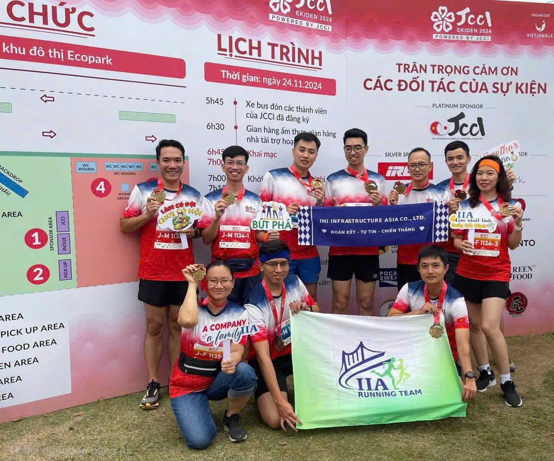 IIA  at JCCI Ekiden 2024: Where every stride bridges Vietnamese–Japanese culture 